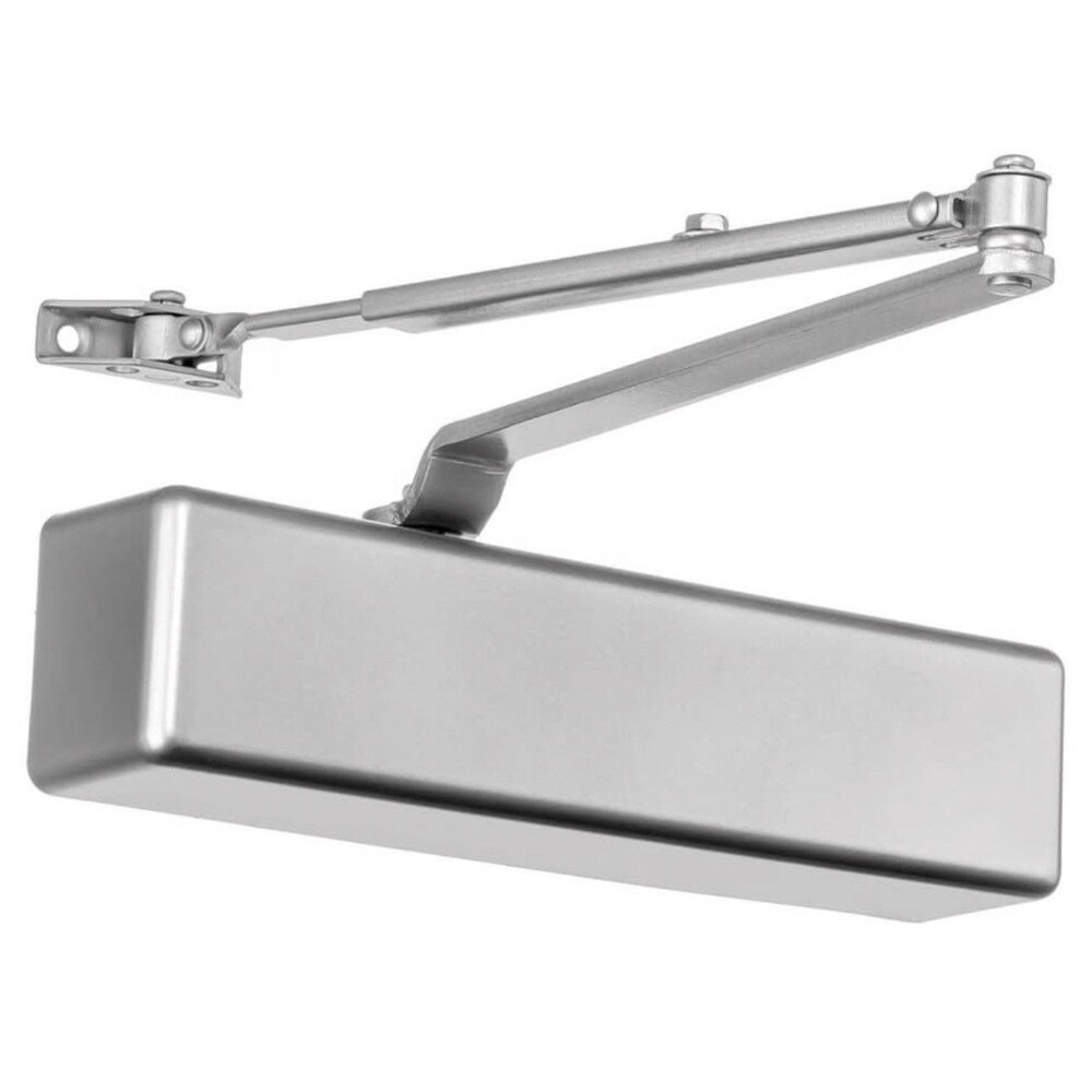 Dynasty Hardware 8500 Door Closer Heavy Duty Adjustable Size 1-6 Silver